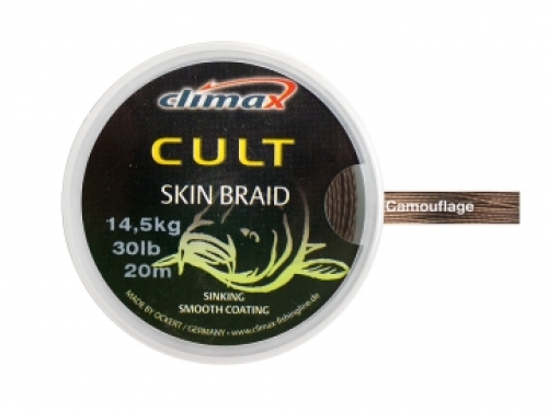 Поводковый материал Climax Cult Skin Braid 20м 30lb Camou
